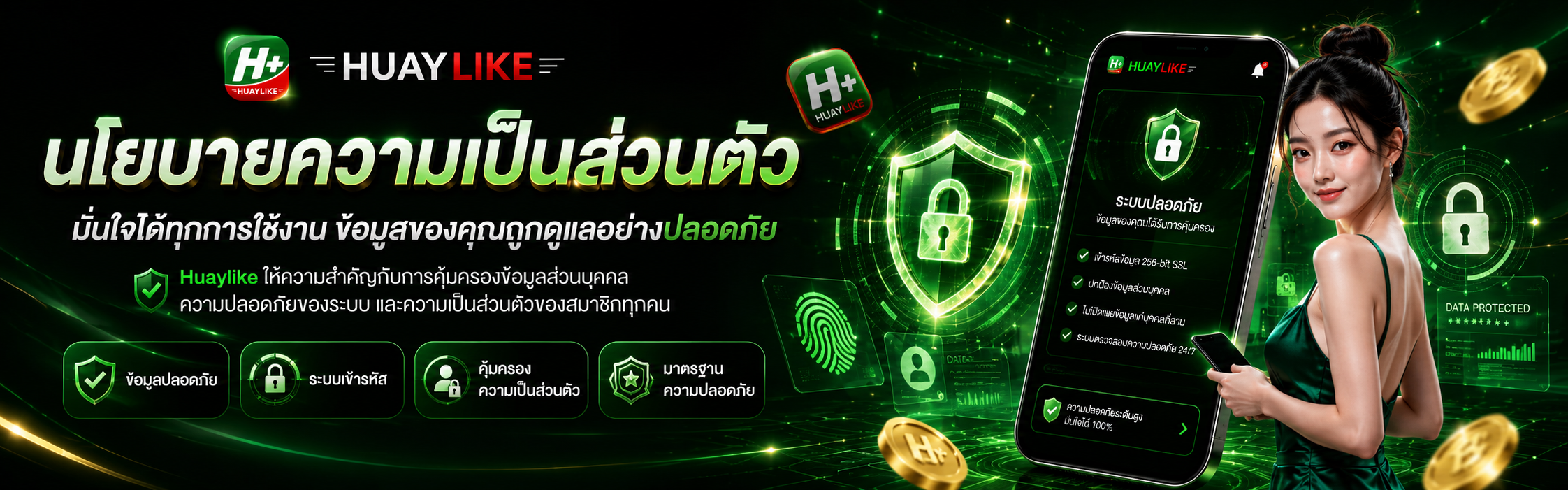 นโยบายความเป็นส่วนตัว huaylike